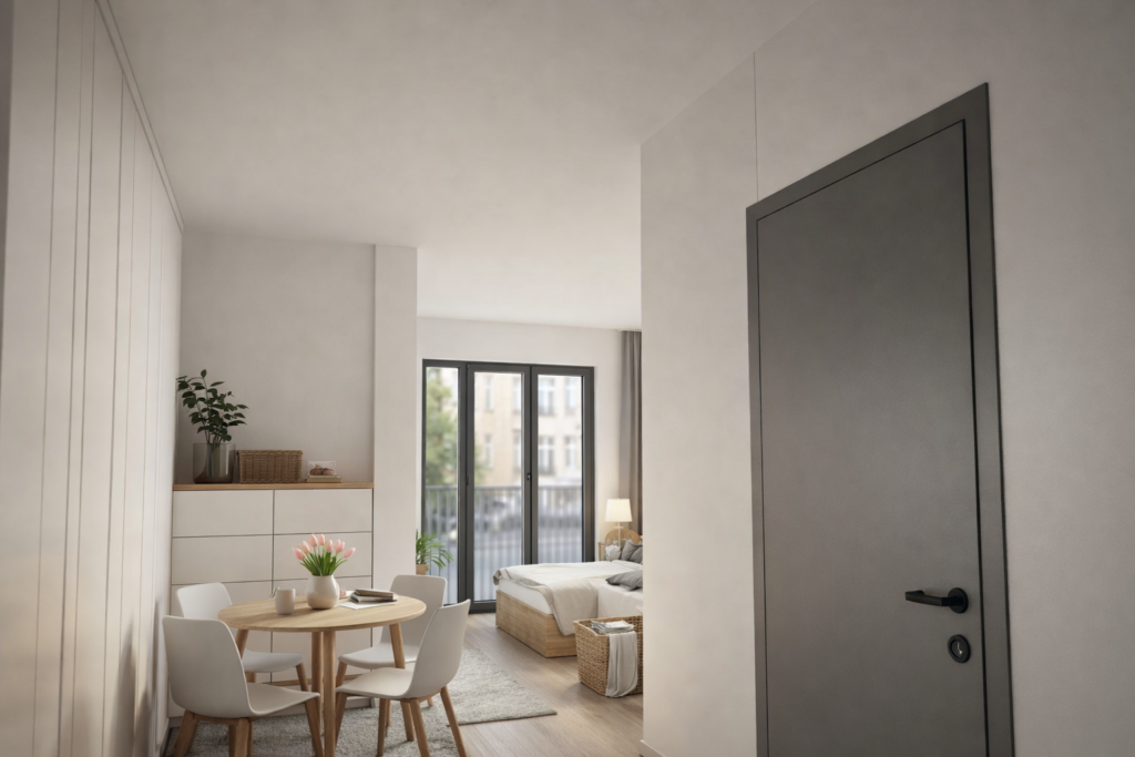 Apartment mit Eichenparkett